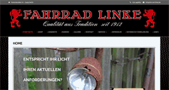 Desktop Screenshot of fahrrad-linke.de